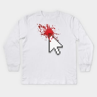 Death by Cursor Kids Long Sleeve T-Shirt